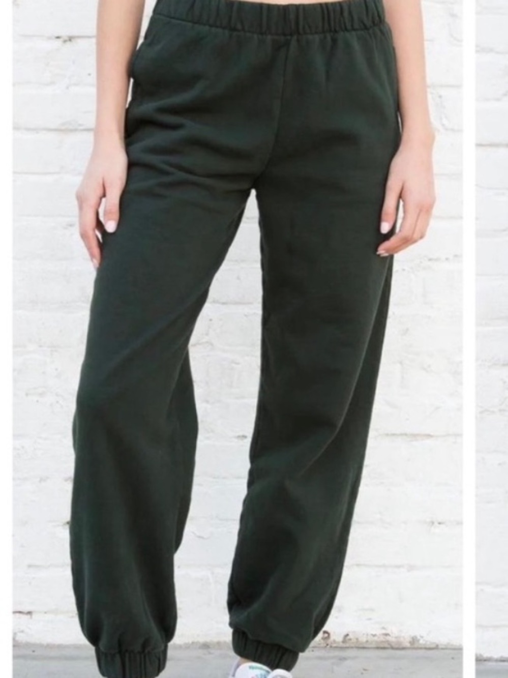 Brandy Melville Rosa Sweatpants Forest Green